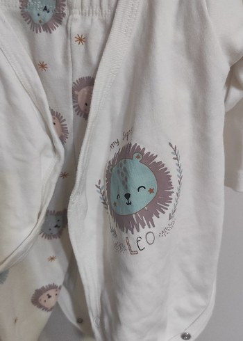 Bebek Erkek Pamuklu Düğmeli Hastane Kıyafeti - Görsel 3