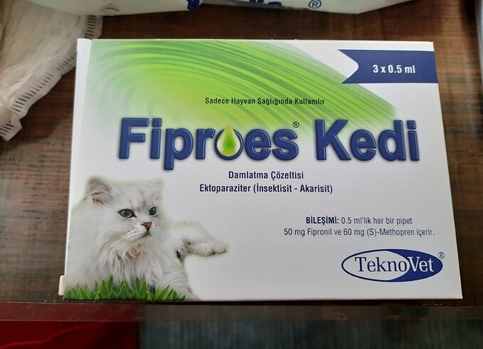 Fiproes Kedi Dış Parazit Damlası 1 Kutu 3 Adet