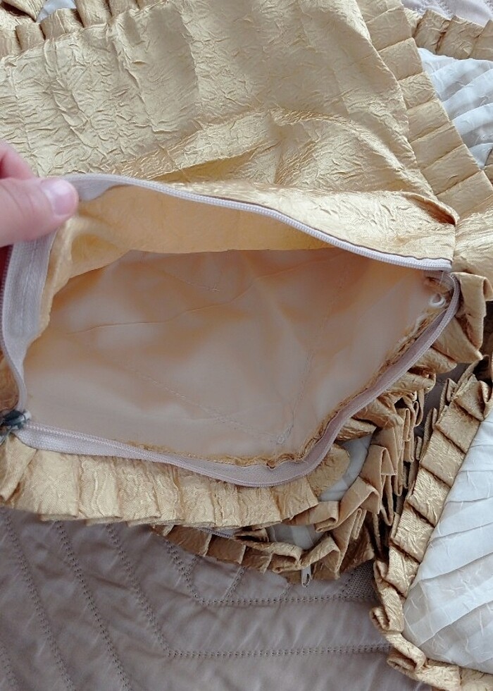 Nostaljik kırlent kılıfı - Görsel 3