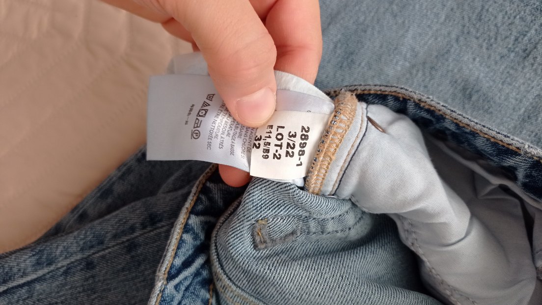 Düğmeli Mavi Midi Denim Pantolon - Görsel 3