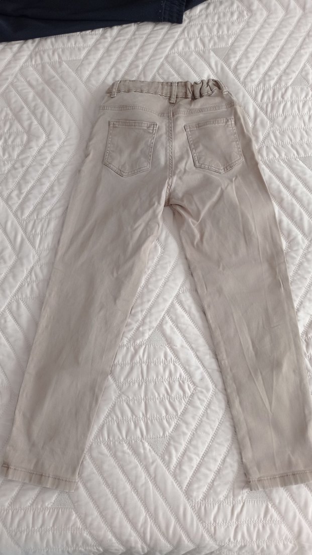 Civil Bej Erkek Çocuk Keten Pantolon - Görsel 2