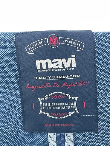 l Beden mavi Renk Mavi Jeans Blazer %70 İndirimli.