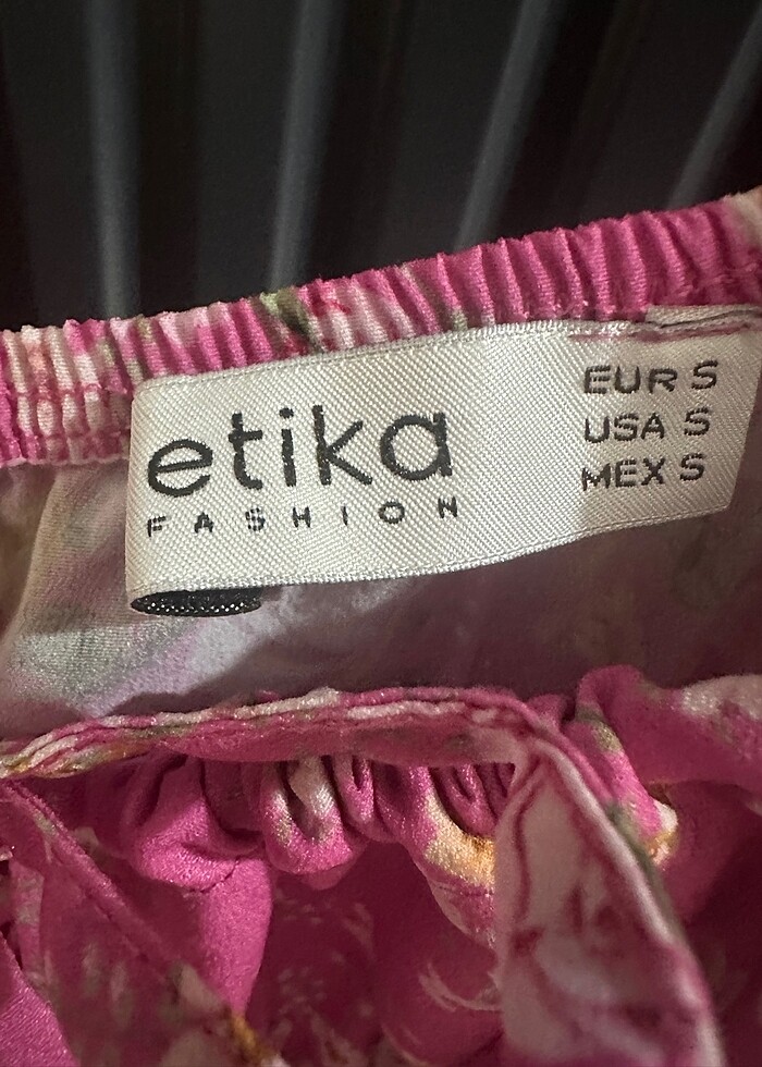 Günlük Pembe Mini Elbise - Görsel 5