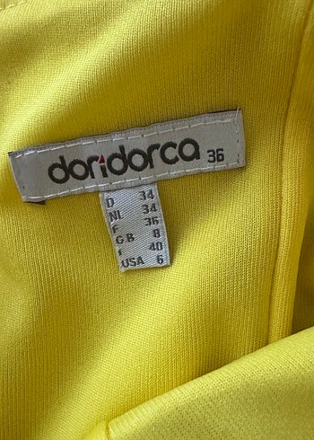 Sarı Kuyruklu Drapeli Uzun Balık Model Abiye Elbise - Görsel 6