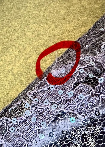 Lacivert Straplez Payetli Balık Uzun Abiye Elbise - Görsel 6