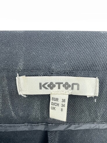 36 Beden siyah Renk Koton Kumaş Pantolon %70 İndirimli.
