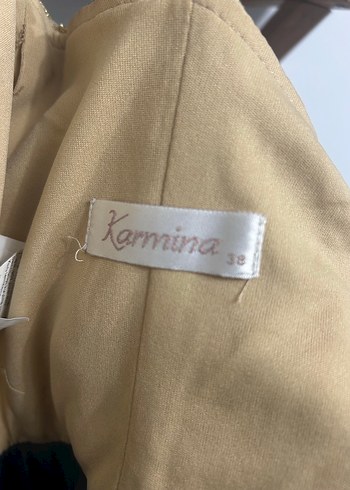 Lacivert Nakışlı Uzun Bohem Abiye Elbise - Görsel 6