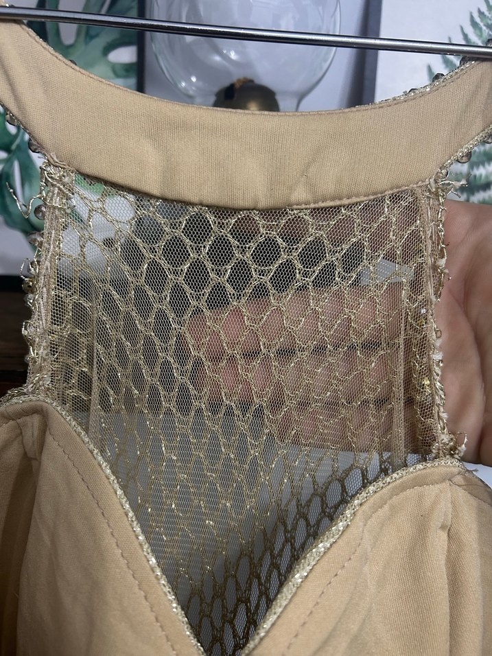 Lacivert Nakışlı Uzun Bohem Abiye Elbise - Görsel 4