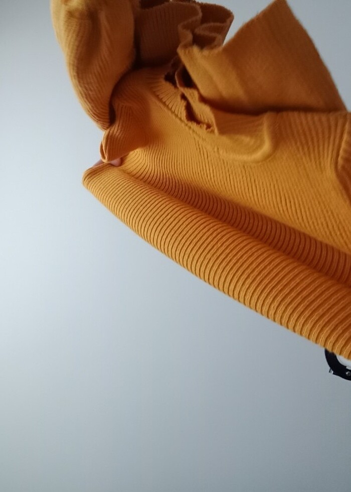 Balon kol triko sifir - Görsel 2