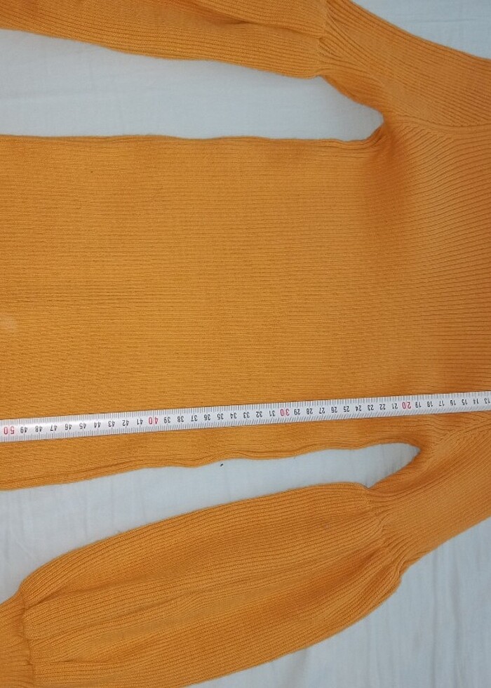 Balon kol triko sifir - Görsel 3