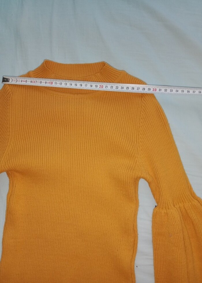 Balon kol triko sifir - Görsel 4