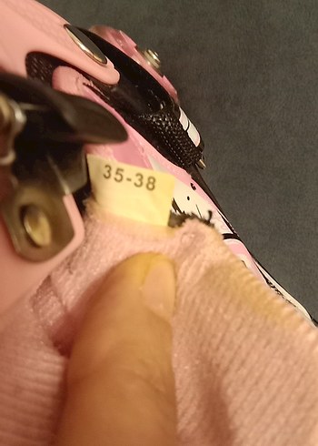 Pembe kız Spor Patenler, Bağcıklı, Baskılı - Görsel 5