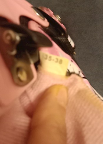 Pembe kız Spor Patenler, Bağcıklı, Baskılı - Görsel 4