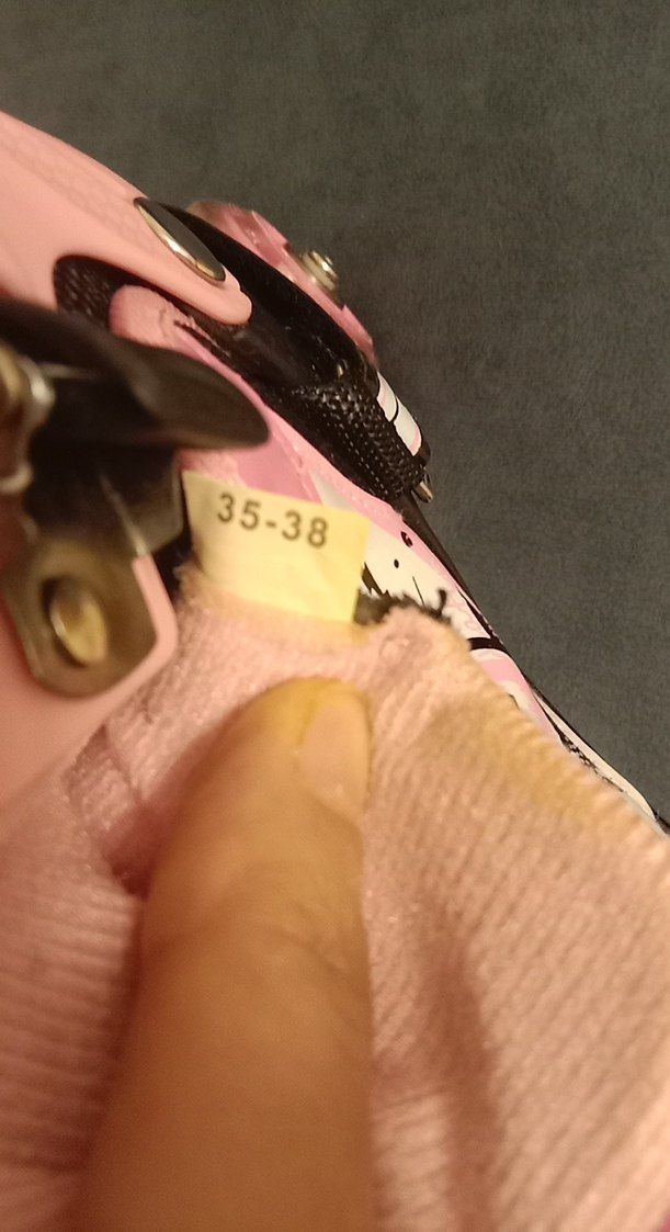 Pembe kız Spor Patenler, Bağcıklı, Baskılı - Görsel 5