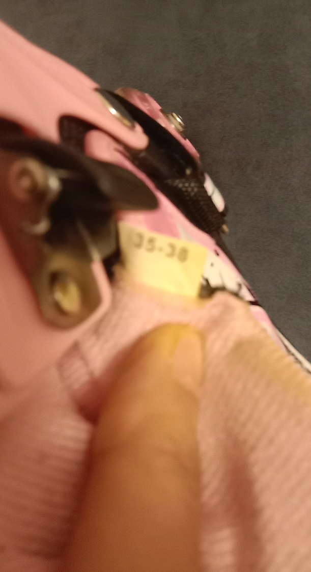 Pembe kız Spor Patenler, Bağcıklı, Baskılı - Görsel 4