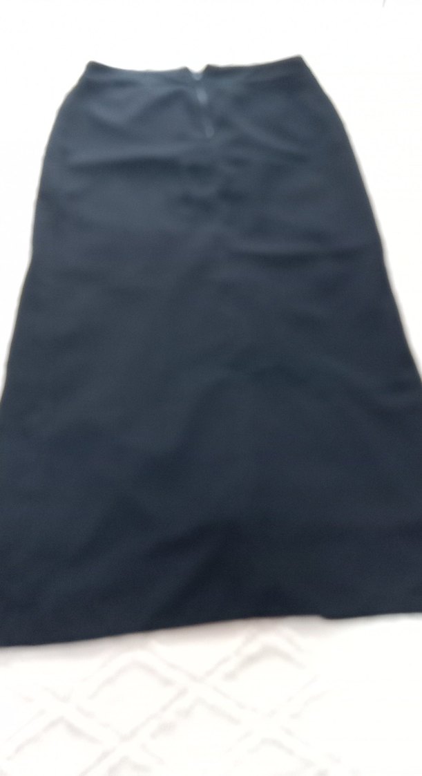 Kadın Siyah Piliseli Uzun Etek - Görsel 2