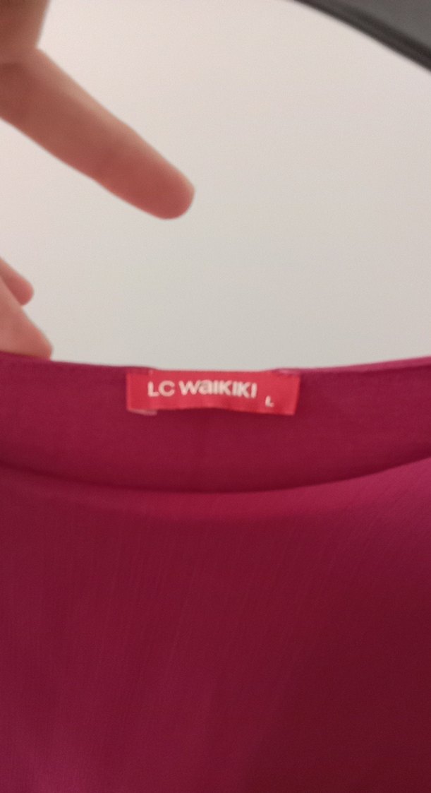 Bordo Uzun Kollu Salaş Tunik - Görsel 3