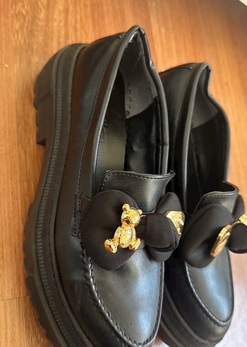 Tokalı Siyah Kadın Loafer - Görsel 2