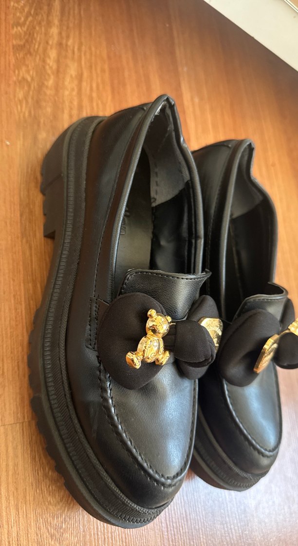 Tokalı Siyah Kadın Loafer - Görsel 2