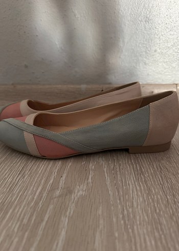 Bej Süet Kadın Dolgu Topuklu Babet - Görsel 3