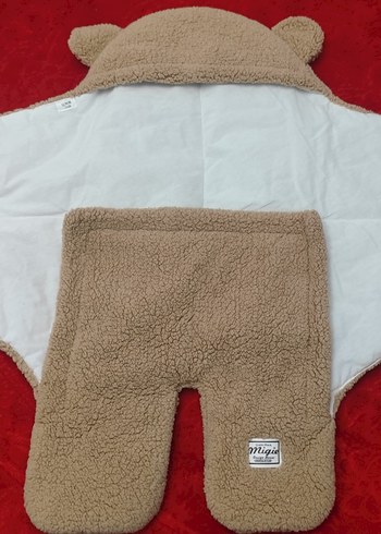 0-4 Ay Kapuçino Wellsoft Ayıcık Kundak sıfır ayarında . - Görsel 2