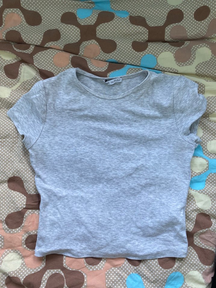 Beyaz V Yaka Örgü Kadın Bluz - Görsel 2