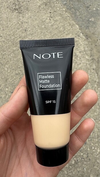 Note fondöten 01 numarası