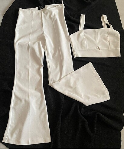 Pantolon crop takım