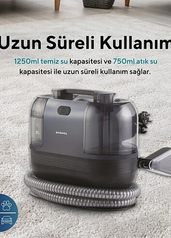 Kumtel Koltuk ve Halı Yıkama Makinesi 450W 14KPa