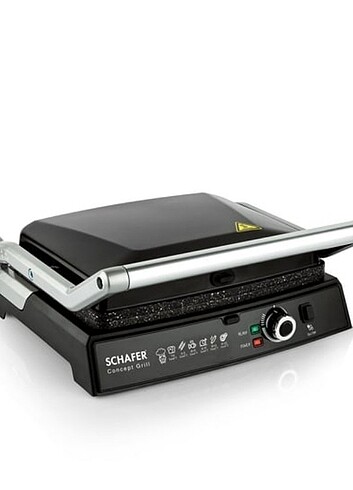 Schafer Concept Grill Tost Makinesi-Siyah