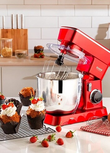 Schafer Prochef Gusto Stand Mikser-Kırmızı 