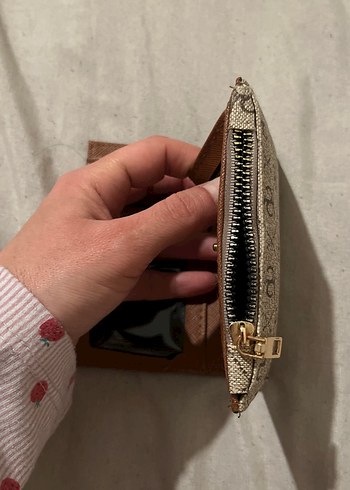 Deri Kahverengi Fermuarlı Kadın Cüzdanı - Görsel 4