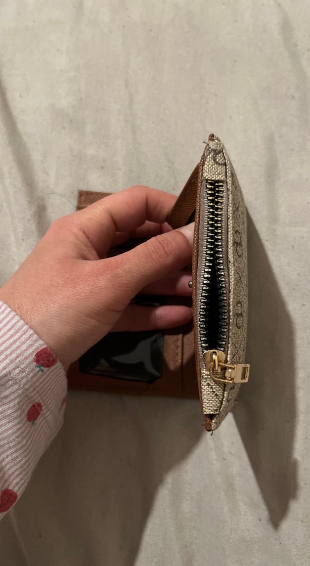 Deri Kahverengi Fermuarlı Kadın Cüzdanı - Görsel 4