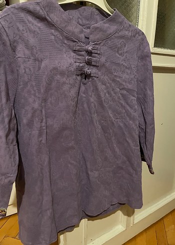 Bohem Mor Nakışlı bluz - Görsel 2