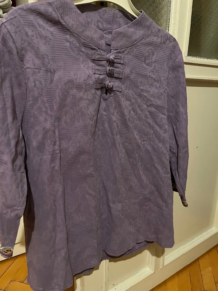 Bohem Mor Nakışlı bluz - Görsel 2