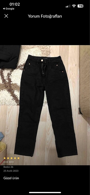 36 Beden siyah Renk Trendyolmilla jeans