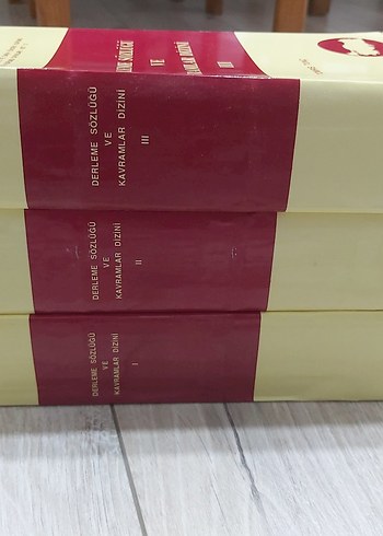 Derleme Sözlüğü ve Kavramlar Dizini Üç Cilt - Görsel 4