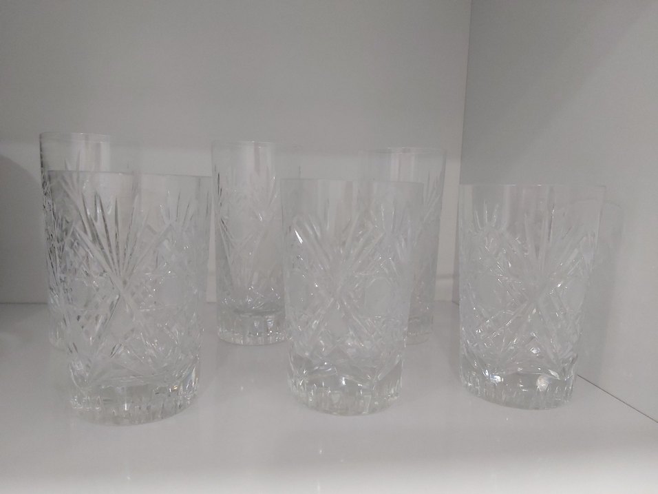 3 Farklı Kristal Bardak (11 Tane) - Görsel 2