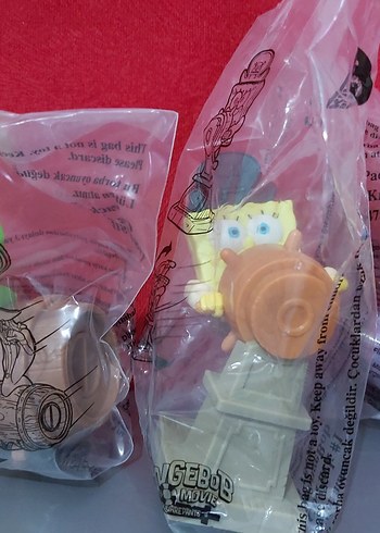 Sünger Bob, Uçan Hollandalı ve Bay Yengeç Figür - Görsel 2