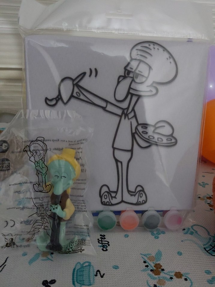 Squidward Figür ve Tuvali - Görsel 2