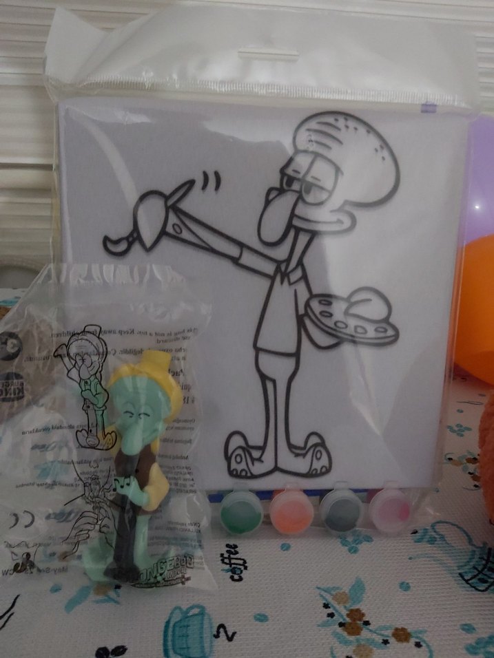 Squidward Figür ve Tuvali - Görsel 3