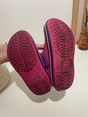 29 Beden pembe Renk crocs terlik