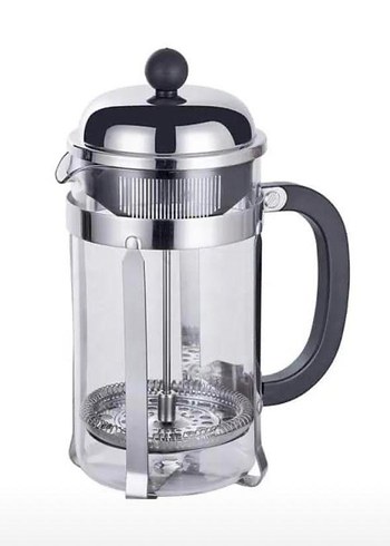 Diğer Şeffaf Cam ve kulplu French Press Çay Makinesi