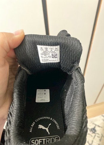 Siyah Platform Topuklu Bağcıklı Kadın Spor Ayakkabı - Görsel 6