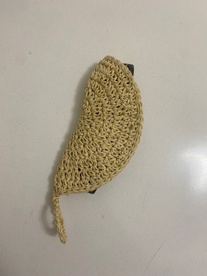 Düğmeli Bej Örgü hasır  kılıf - Görsel 3