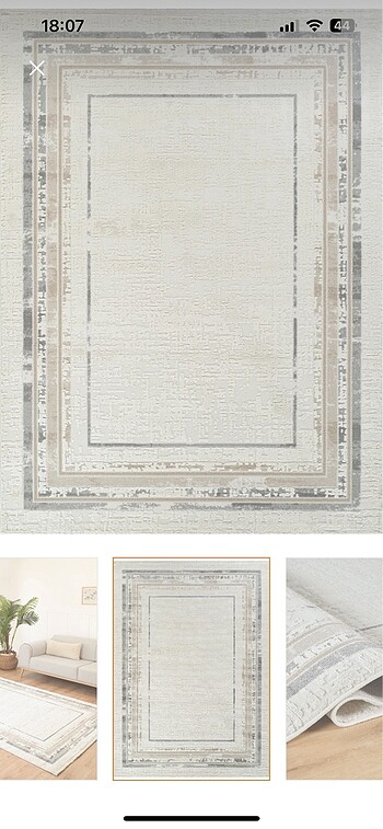 Kaşmir hali 2 adet 180x150