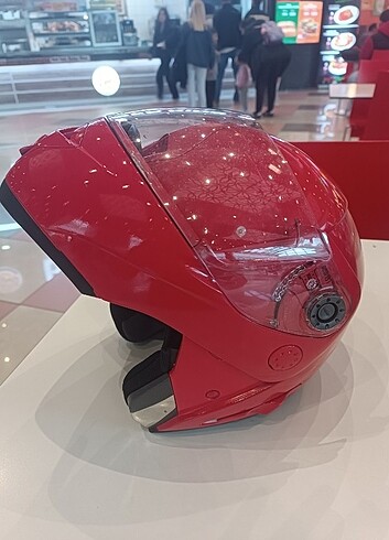 Shark çene açılır kask sıfır gibi M - Görsel 3