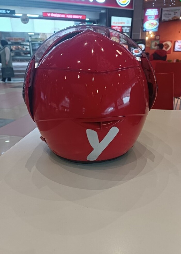 Shark çene açılır kask sıfır gibi M - Görsel 2