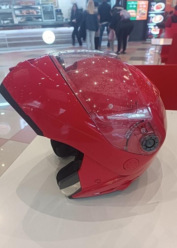 Shark çene açılır kask sıfır gibi M - Görsel 3