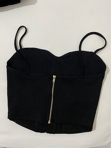 s Beden Vücuda oturan crop top askılı